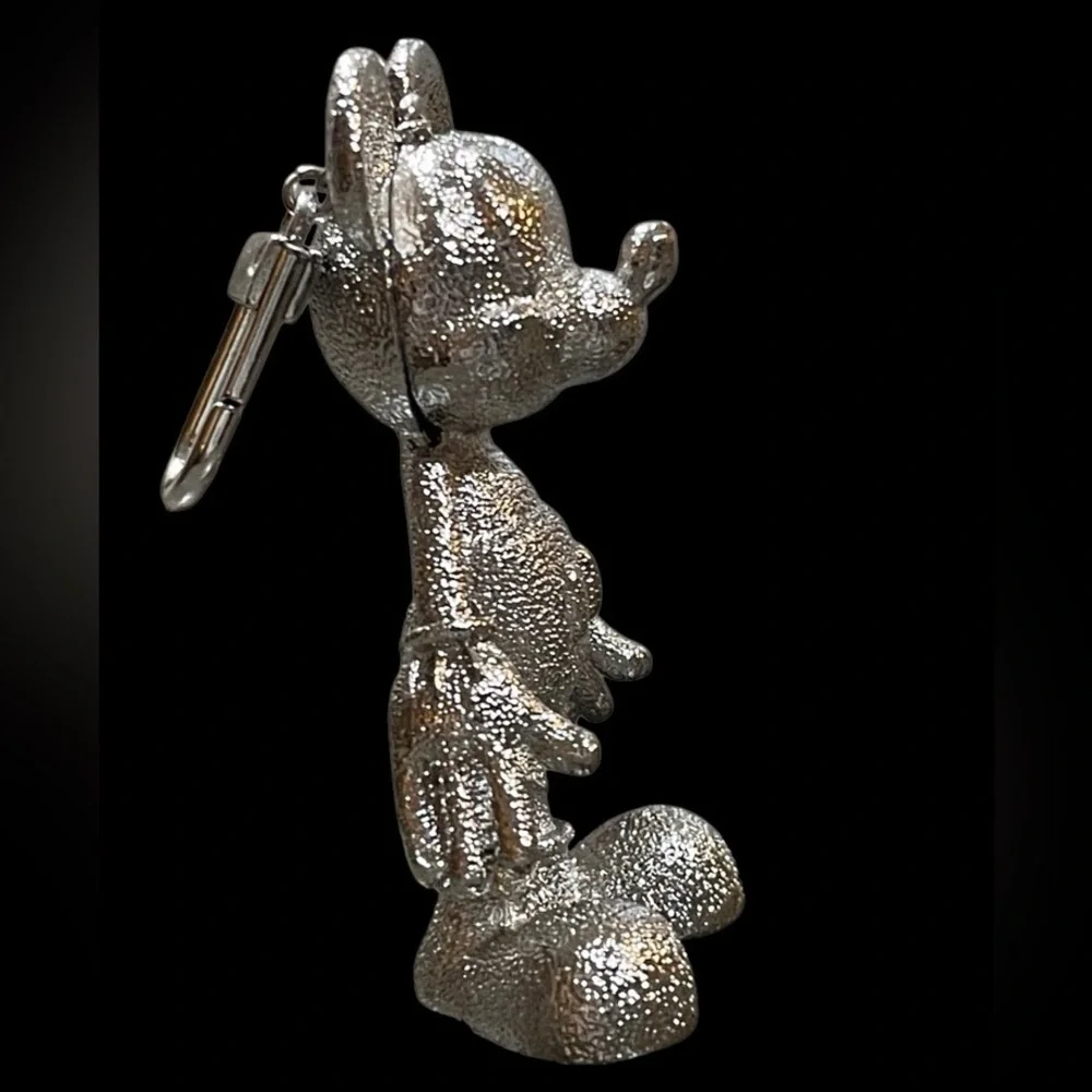 BAUBLEBAR Viral Silver-Tone Mickey Mouse Bag Backpack Charm Keychain Fob NEW NWT